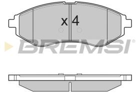 BREMSI BP3111 - PASTILLAS DE FRENO DAEWOO, CHEVROLET