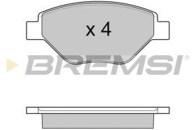 BREMSI BP3113 - PASTILLAS DE FRENO RENAULT