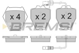 BREMSI BP3121 - PASTILLAS DE FRENO VW, AUDI