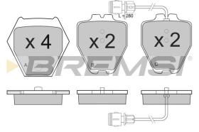 BREMSI BP3122 - PASTILLAS DE FRENO AUDI