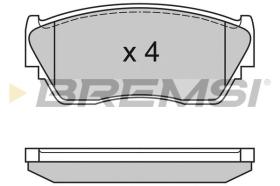 BREMSI BP3125 - PASTILLAS DE FRENO NISSAN