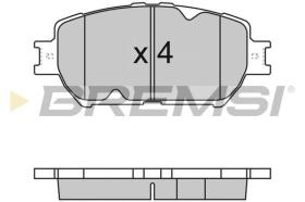 BREMSI BP3126 - PASTILLAS DE FRENO TOYOTA, LEXUS