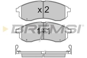 BREMSI BP3132 - PASTILLAS DE FRENO MITSUBISHI