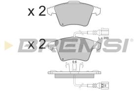 BREMSI BP3134 - PASTILLAS DE FRENO VW