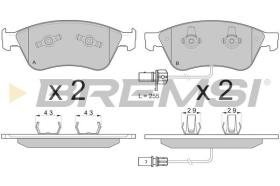 BREMSI BP3137 - PASTILLAS DE FRENO VW, AUDI