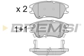 BREMSI BP3138 - PASTILLAS DE FRENO HYUNDAI