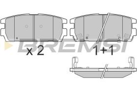 BREMSI BP3143 - PASTILLAS DE FRENO HYUNDAI