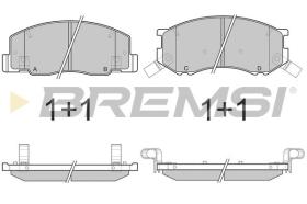 BREMSI BP3144 - PASTILLAS DE FRENO TOYOTA