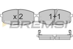 BREMSI BP3147 - PASTILLAS DE FRENO KIA, HYUNDAI