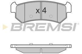 BREMSI BP3148 - PASTILLAS DE FRENO DAEWOO, CHEVROLET