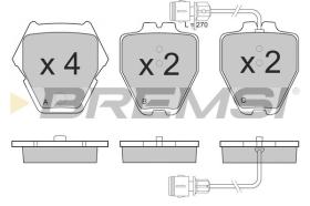 BREMSI BP3149 - PASTILLAS DE FRENO AUDI