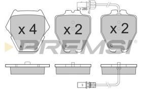 BREMSI BP3151 - PASTILLAS DE FRENO VW