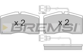 BREMSI BP3152 - PASTILLAS DE FRENO AUDI