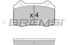 BREMSI BP3155 - PASTILLAS DE FRENO PEUGEOT, CITROEN, DS, VOLVO