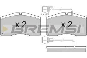 BREMSI BP3160 - PASTILLAS DE FRENO AUDI