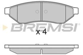 BREMSI BP3162 - PASTILLAS DE FRENO DAEWOO, CHEVROLET