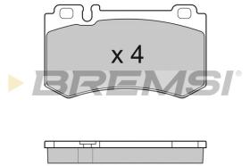 BREMSI BP3164 - PASTILLAS DE FRENO MERCEDES-BENZ