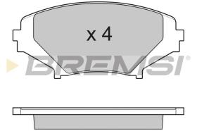 BREMSI BP3170 - PASTILLAS DE FRENO MAZDA