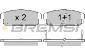 BREMSI BP3171 - PASTILLAS DE FRENO NISSAN