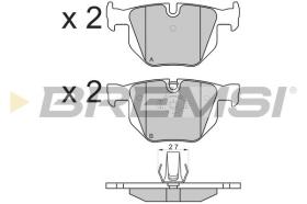 BREMSI BP3173 - PASTILLAS DE FRENO BMW