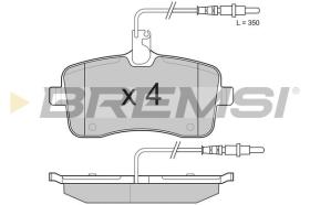 BREMSI BP3182 - PASTILLAS DE FRENO PEUGEOT, JEEP