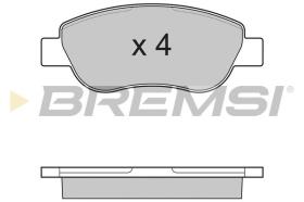 BREMSI BP3186 - PASTILLAS DE FRENO SUZUKI