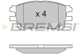 BREMSI BP3191 - PASTILLAS DE FRENO TOYOTA