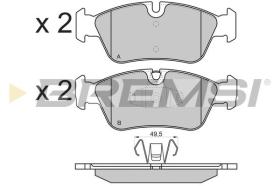 BREMSI BP3193 - PASTILLAS DE FRENO BMW