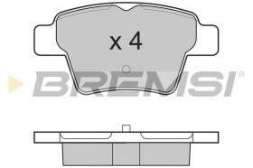 BREMSI BP3198 - PASTILLAS DE FRENO PEUGEOT, CITROEN