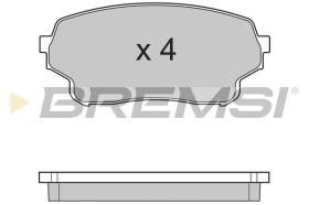 BREMSI BP3205 - PASTILLAS DE FRENO SUZUKI