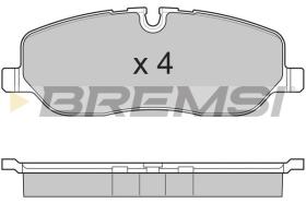 BREMSI BP3206 - PASTILLAS DE FRENO LAND ROVER