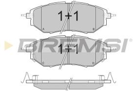 BREMSI BP3211 - PASTILLAS DE FRENO SUBARU