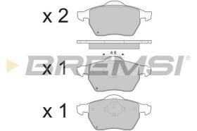 BREMSI BP3213 - PASTILLAS DE FRENO VOLVO