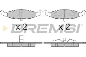 BREMSI BP3215 - PASTILLAS DE FRENO CHRYSLER