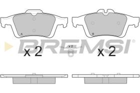 BREMSI BP3217 - PASTILLAS DE FRENO FORD, RENAULT, OPEL, CITROEN