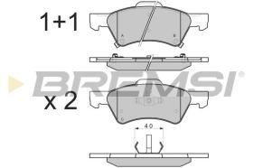 BREMSI BP3222 - PASTILLAS DE FRENO DODGE, CHRYSLER