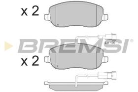 BREMSI BP3226 - PASTILLAS DE FRENO FIAT