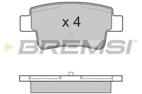 BREMSI BP3228 - PASTILLAS DE FRENO FIAT, OPEL, ABARTH