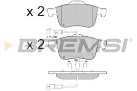 BREMSI BP3231 - PASTILLAS DE FRENO ALFA ROMEO