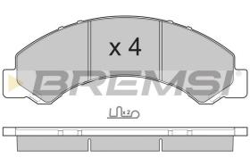 BREMSI BP3235 - PASTILLAS DE FRENO TOYOTA