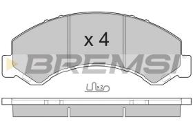 BREMSI BP3236 - PASTILLAS DE FRENO ISUZU