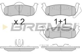 BREMSI BP3239 - PASTILLAS DE FRENO JEEP