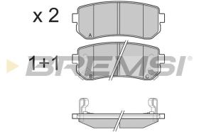 BREMSI BP3241 - SUST.BP3614