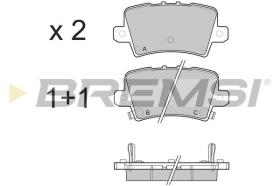 BREMSI BP3246 - PASTILLAS DE FRENO HONDA