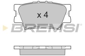 BREMSI BP3252 - PASTILLAS DE FRENO TOYOTA, LEXUS