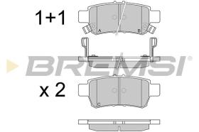 BREMSI BP3259 - PASTILLAS DE FRENO HONDA