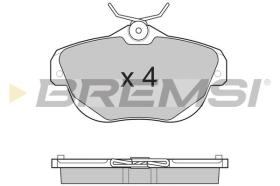 BREMSI BP3262 - PASTILLAS DE FRENO CITROEN