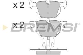 BREMSI BP3263 - PASTILLAS DE FRENO BMW