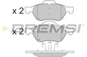 BREMSI BP3264 - PASTILLAS DE FRENO RENAULT