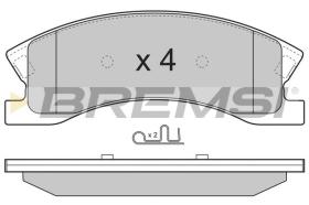 BREMSI BP3269 - PASTILLAS DE FRENO JEEP